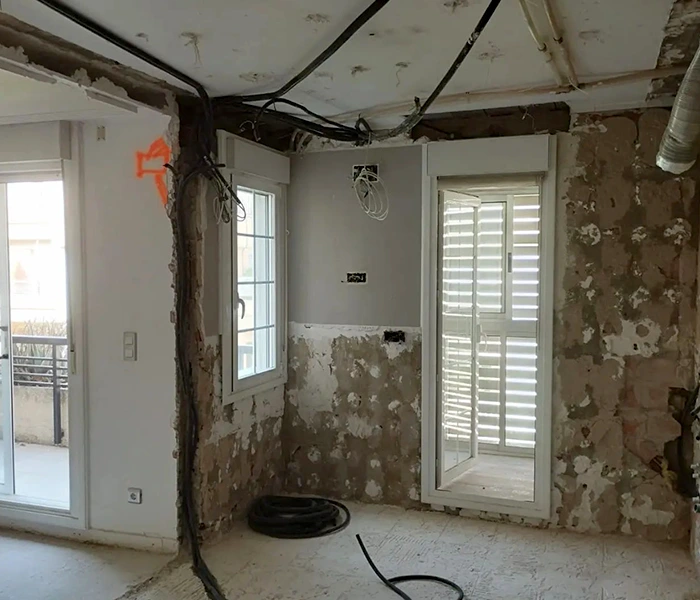 detalle cocina en obras