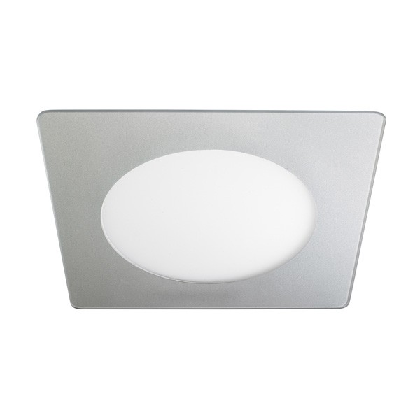 Downlight led 20W Novo lux cuadrado gris
