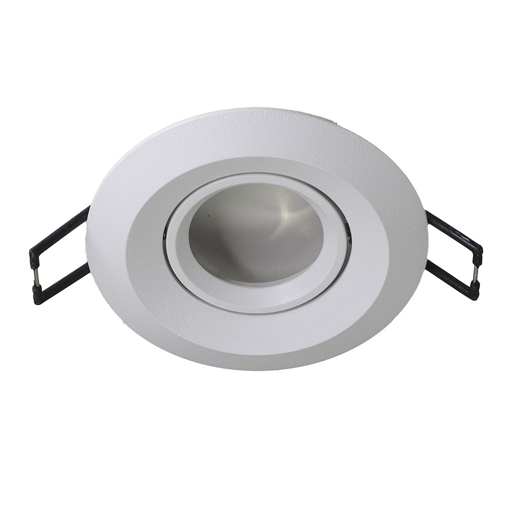 Empotrable Basculante Redondo Blanco 70mm 1xGU10 PAR11