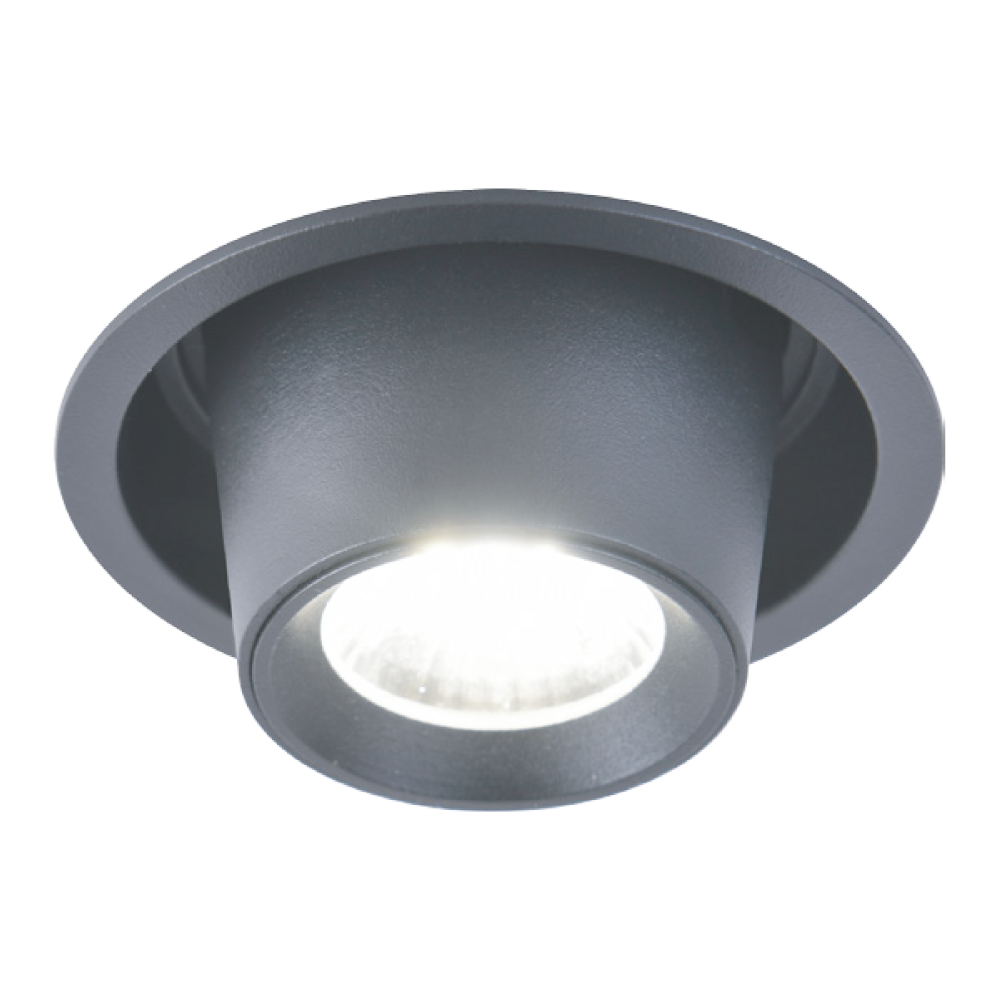 Empotrable de techo LED Tyr Negro 8W 100Lm 4000K