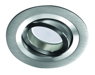 Empotrable redondo basculante Helium aluminio