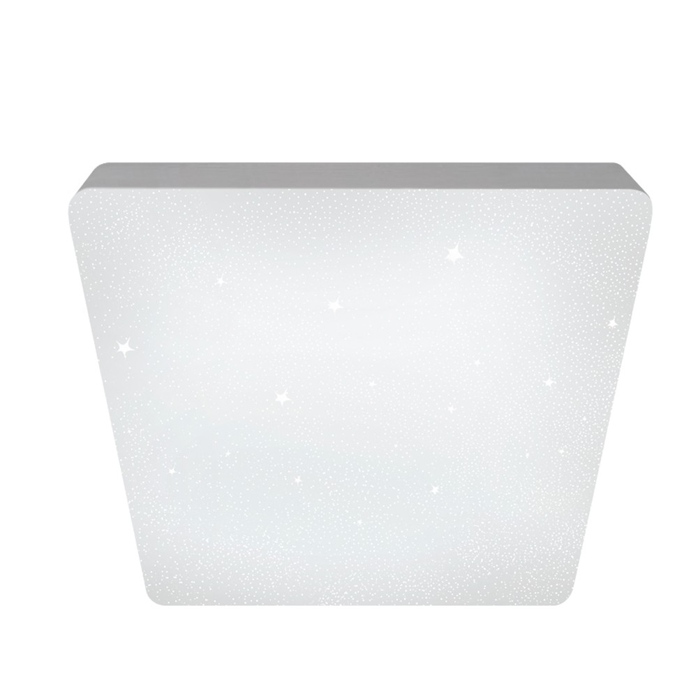 Plafón Led Sever cuadrado estrellas 42W