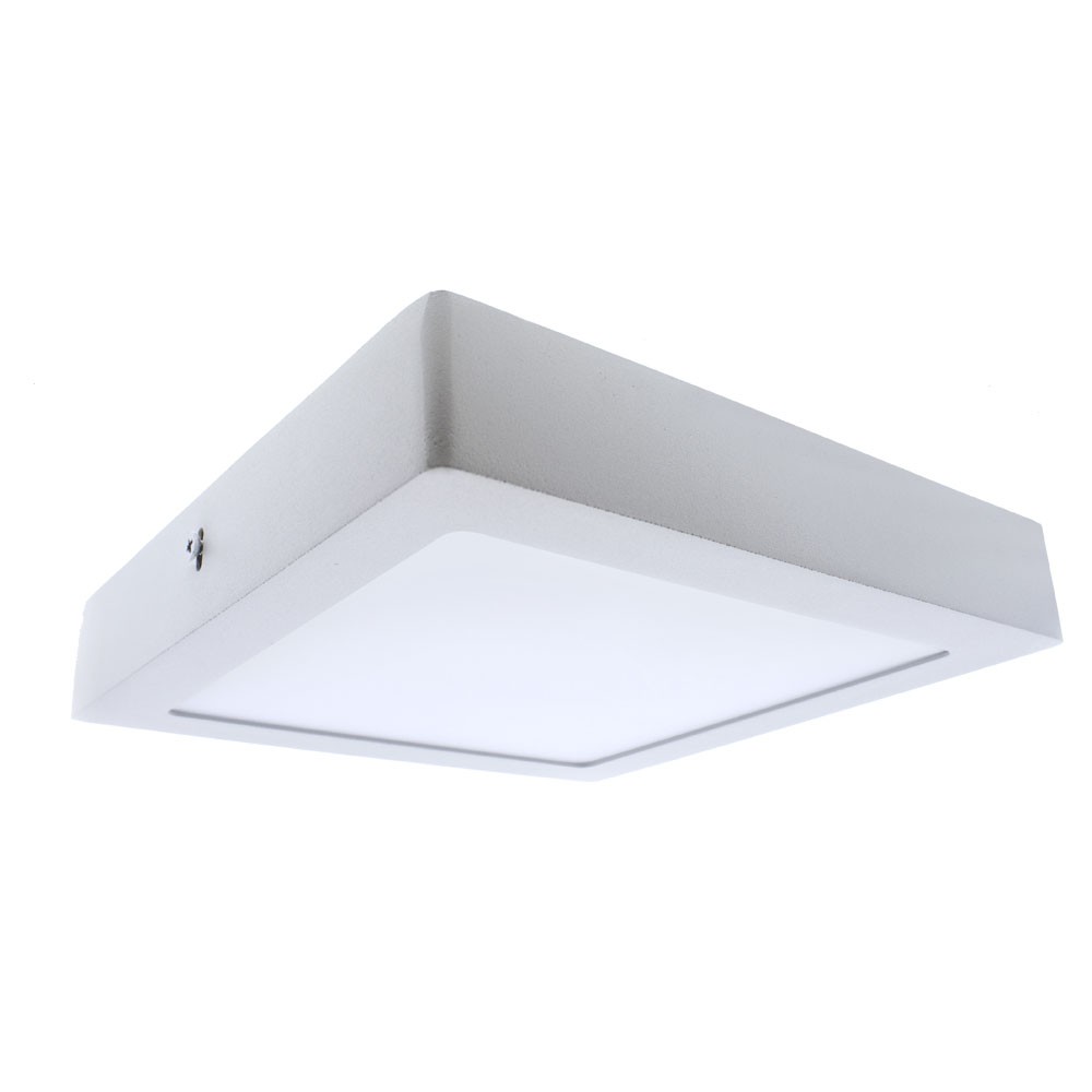 Plafón LED Gelys IP54 30W 4000K cuadrado blanco