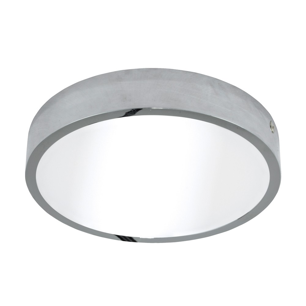 Plafón LED IP44 30W Redondo Kaju Cromo